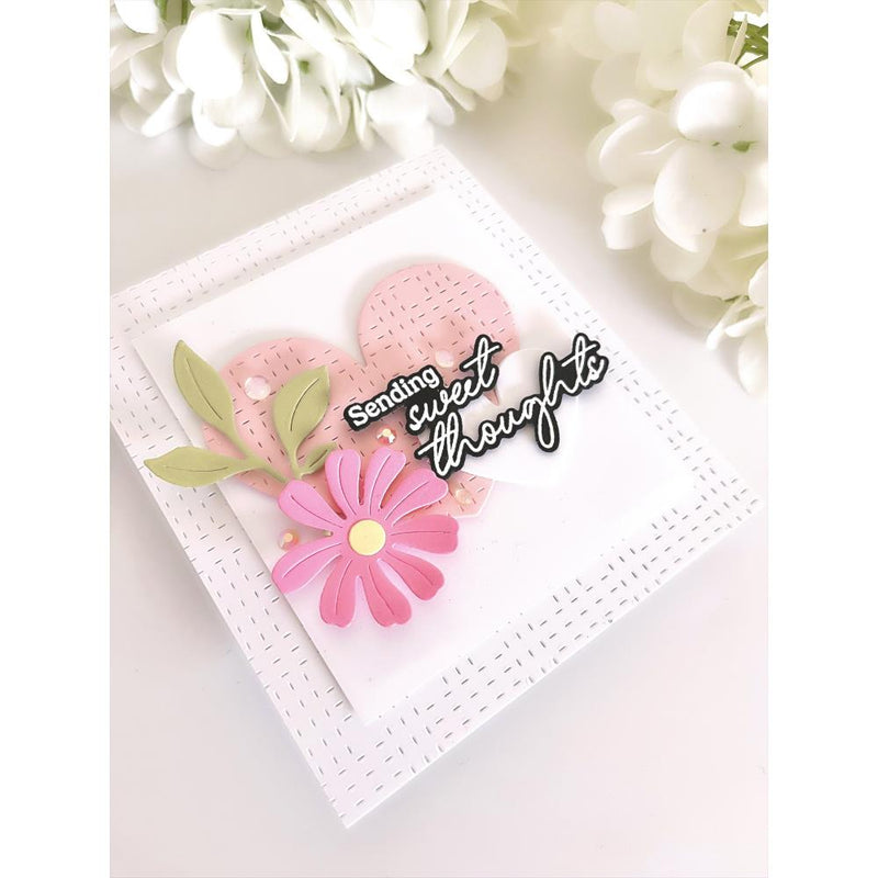 Pinkfresh Studio - Radiating Hearts & Stars - Die, 268225