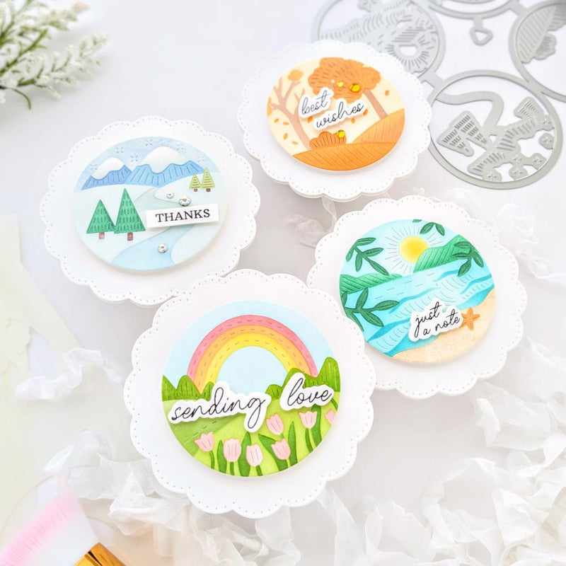 Pinkfresh Studio Die - Decorative Circles, 269525