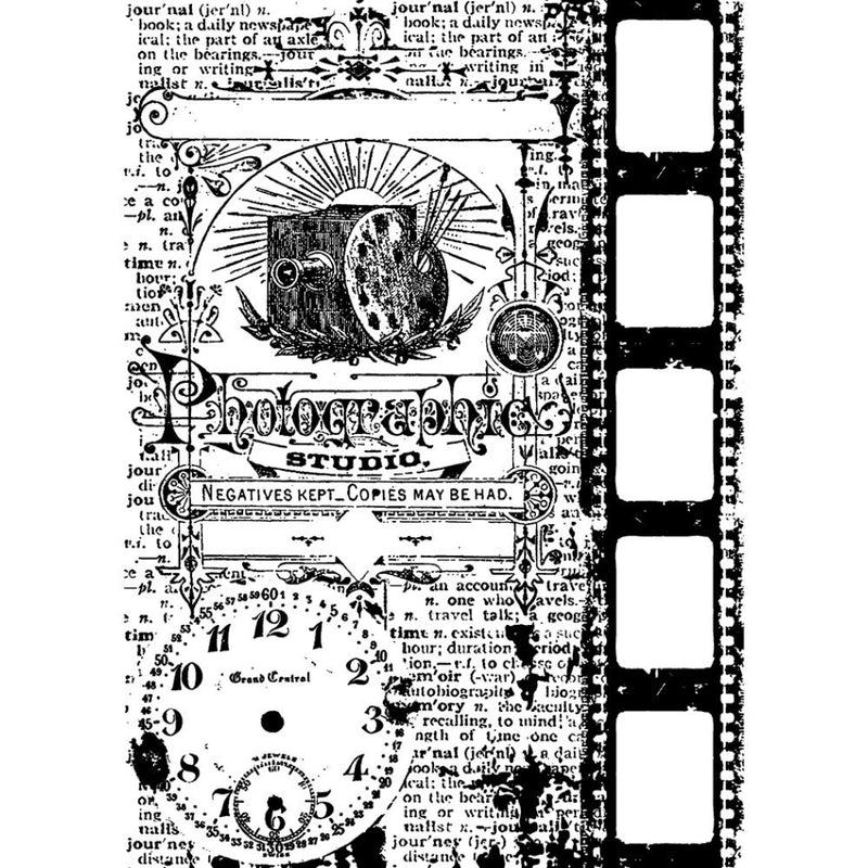 Stampers Anonymous ATC Cling Stamp - Photograph, COM019 by Tim Holtz