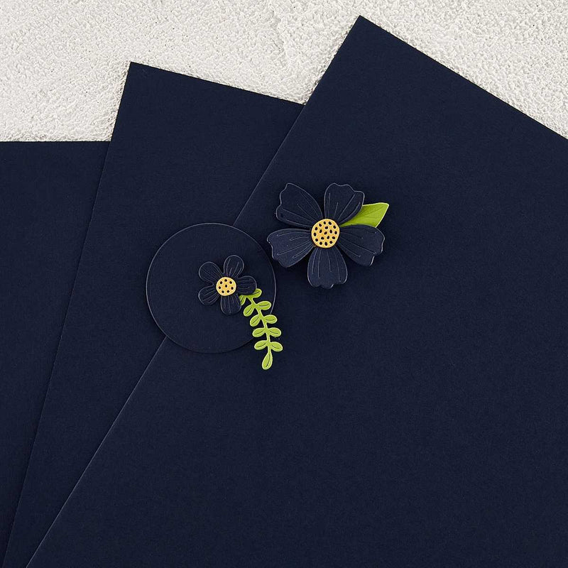 Spellbinders - Color Essentials Cardstock 8.5 x 11” –  Indigo, CS-039