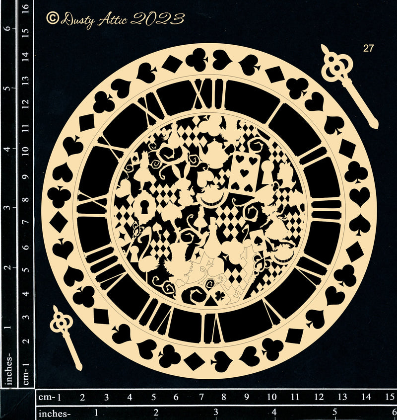 Dusty Attic Chipboard 6x6 - Alice Elements