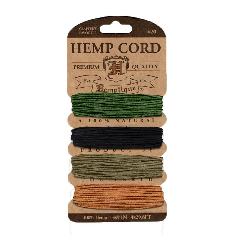 Hemptique - Hemp Cord 20lb 120' - Camo, HC20SOC