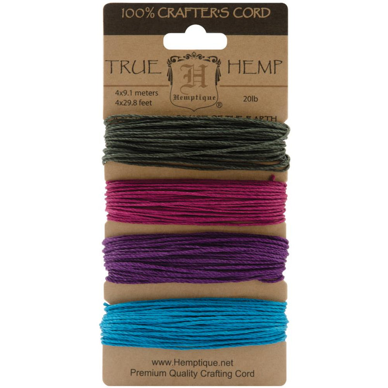 Hemptique - Hemp Cord 20lb 120' - Party, HC20SOP