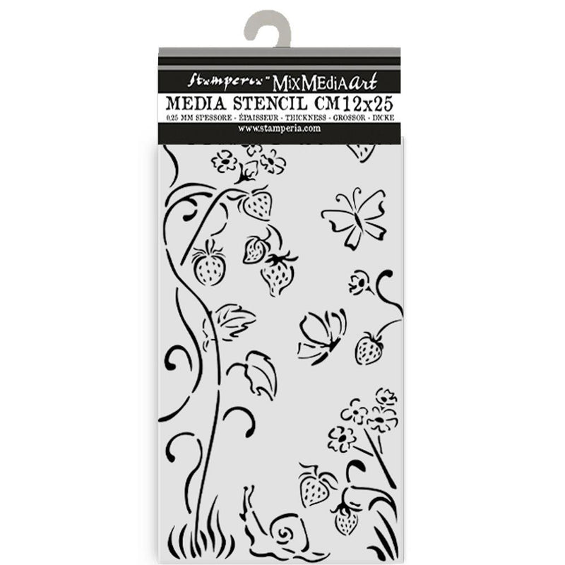 Stamperia Stencil - Hidden Grove - Strawberries, KSTDL115