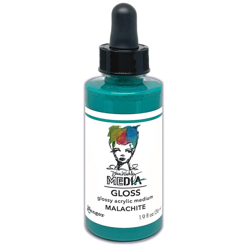 Dina Wakley MEdia - Gloss Dropper - Malachite, MDO86963