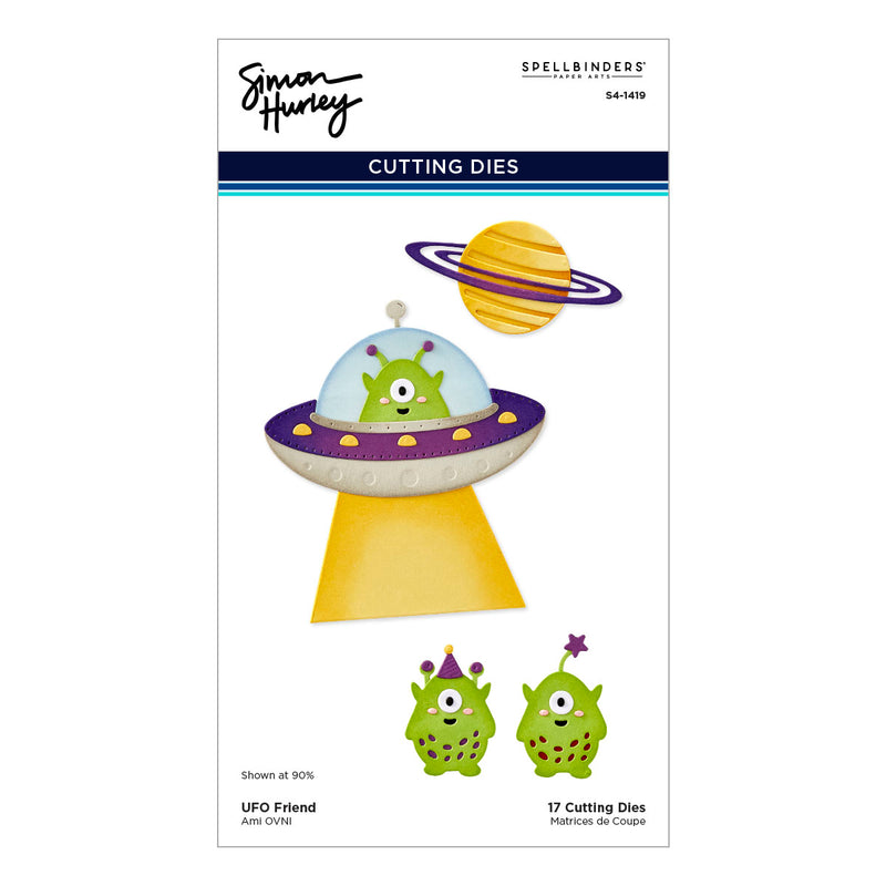 Coming Soon - Spellbinders Etched Dies - UFO Friend,  S4-1419 by Simon Hurley