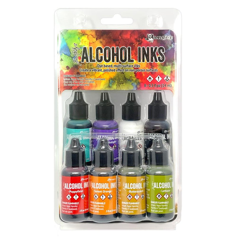 Tim Holtz Alcohol Ink Kit 8/Pc - Spectrum Classic, TAK90731
