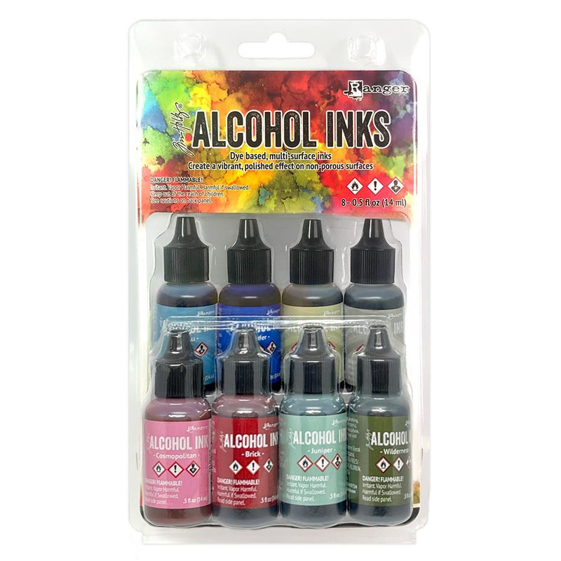 Tim Holtz Alcohol Ink Kit 8/Pc - Spectrum Urban, TAK90748