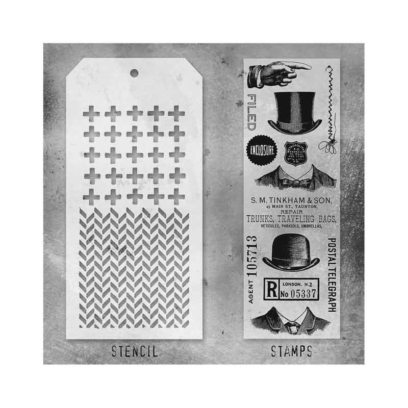 Coming Soon - Stampers Anonymous Mixed Media Stamps & Stencil -