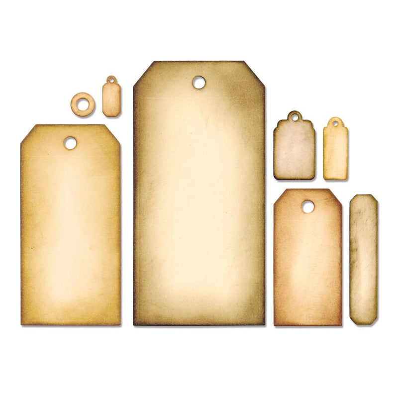 Sizzix Framelits Die Set - Tag Collection, 658784 by: Tim Holtz