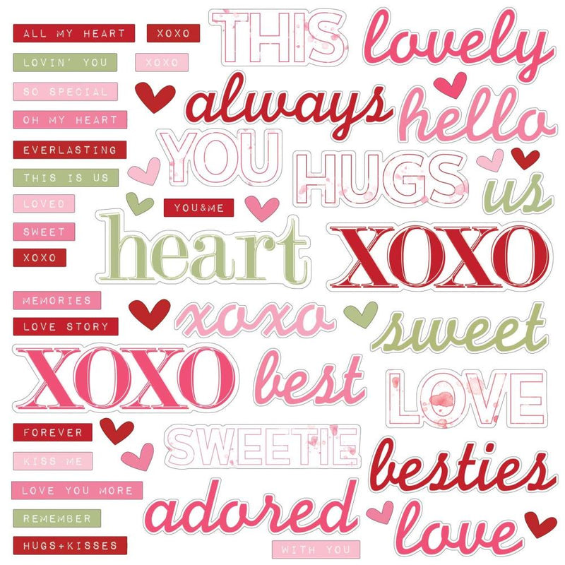 49 & Market Chipboard Word Set - ARToptions Rogue, AOR39494