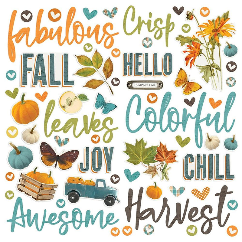 Simple Vintage Country Harvest - Foam Stickers, SPO16326