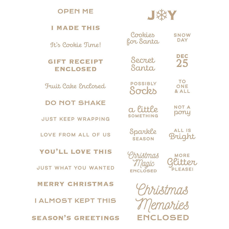 Spellbinders Glimmer Hot Foil Plate - Christmas Magic, GLP-353