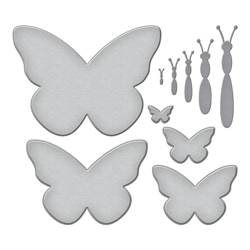 Spellbinders - So Many Butterflies Etched Dies, S5-495, by Bibi Cameron