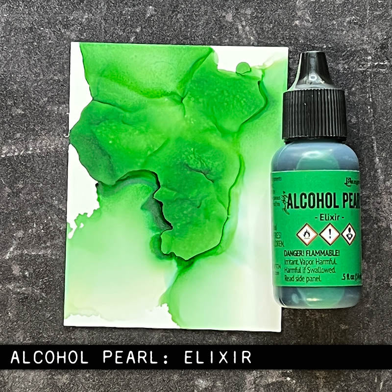 Tim Holtz Alcohol Pearls .05oz - Elixir, TAN80312