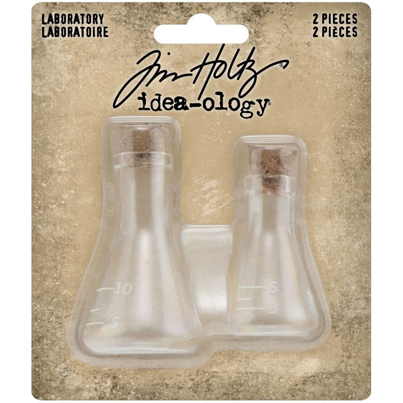Tim Holtz Idea-ology - Laboratory w/Corks, 2Pc, TH94144